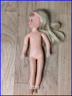 Vintage 1965 Mattel TUTTI Doll Barbies Little Sister With Original Clothing, Shoes