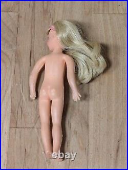 Vintage 1965 Mattel TUTTI Doll Barbies Little Sister With Original Clothing, Shoes