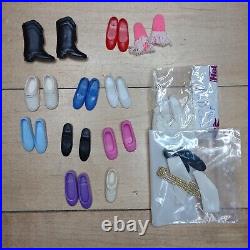 Vintage 1965 Skipper Skooter Dolls in case 50+ pieces Accessories Shoes mattel