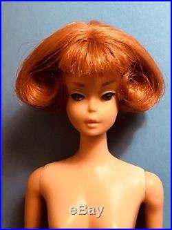Vintage 1965 Titian Redhead American Girl Bendable Leg Barbie 1070 Japan Mint