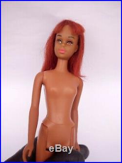 Vintage 1966 A black Francie Barbie Doll Redhead ORIGINAL 1st Edition 1100 Japan
