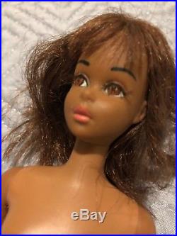 Vintage 1966 African American Francie Barbie Doll Japan