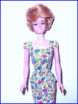 Vintage 1966 Ash Blonde American Girl Bubble Cut Barbie 1070 Japan Mint