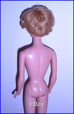 Vintage 1966 Ash Blonde Bubble Cut Barbie 850 American Girl Face Japan Mint