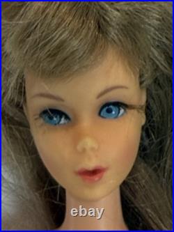Vintage 1966 Blonde BARBIE TWIST N TURN Doll TNT Lashes, Bendable, Made in Japan