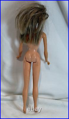 Vintage 1966 Blonde BARBIE TWIST N TURN Doll TNT Lashes, Bendable, Made in Japan