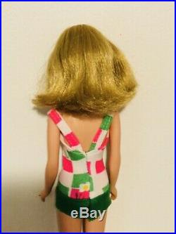 Vintage 1966 Blonde Bendable Leg Francie Barbie Cousin Japan Mint