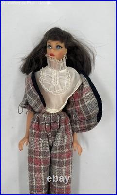 Vintage 1966 Brunette Twist N Turn Doll with TNT Lashes and Bendable Limbs Japan