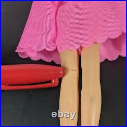 Vintage 1966 Hair Fair Barbie Bubblecut Head on Francie Doll & Pink Skirt Japan