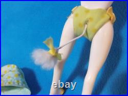 Vintage 1966 Hasbro Peteena Poodle Dog Doll With Bikini Shoes Hat Bracelet