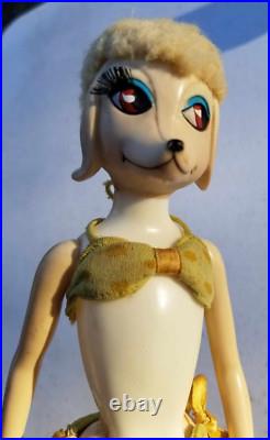 Vintage 1966 Hasbro peteena japan doll dog pampered pooch Poodle From Japan JP Vintage 1966 Hasbro peteena japan doll dog pampered pooch Poodle From Japan JP