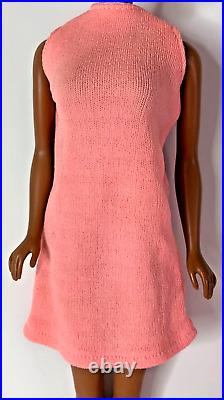 Vintage 1966 Japan African American Julia Barbie Doll with Clone Dress & Shoes