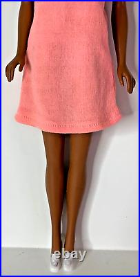Vintage 1966 Japan African American Julia Barbie Doll with Clone Dress & Shoes