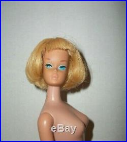 Vintage 1966 Japan Longer Blonde American Girl Barbie Bend Leg Doll Very Nice