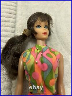 Vintage 1966 Japan Mattel Barbie Doll & Outfit