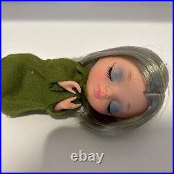 Vintage 1966 Kamar Japan PRE BLYTHE Big Eyed Doll angel Christmas ornament
