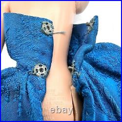 Vintage 1966 Mattel Barbie Doll Japan Blonde Updo Tiara Opera Gloves Ball Gown