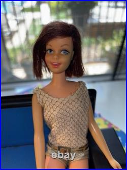 Vintage 1966 Mod Casey Barbie Doll # 1180 in Original Swimsuit Japan TNT