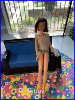Vintage 1966 Mod Casey Barbie Doll # 1180 in Original Swimsuit Japan TNT