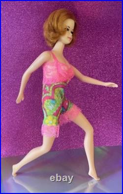 Vintage 1966 Redhead TNT Stacie With Original dress/outfits (NICE)
