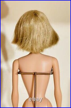 Vintage 1966 Silver Blonde Long Haired American Girl Bendable Leg Barbie 1070