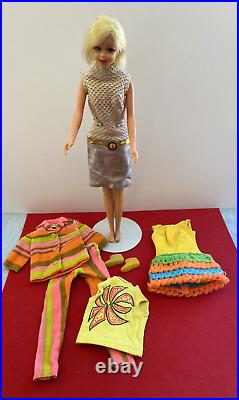 Vintage 1966 T&t Blonde Casey Barbie Doll-intrigue-loop Scoop-trailblazers