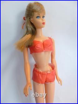 Vintage 1966 Twist N Turn Barbie Doll #1160 2 Pc Swimsuit + CoverUp + Dress