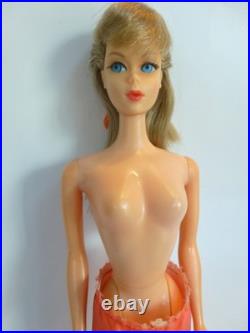 Vintage 1966 Twist N Turn Barbie Doll #1160 2 Pc Swimsuit + CoverUp + Dress