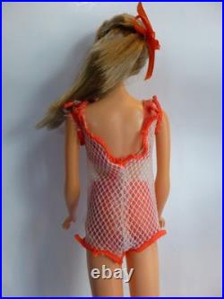 Vintage 1966 Twist N Turn Barbie Doll #1160 2 Pc Swimsuit + CoverUp + Dress