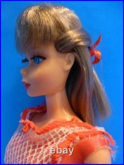 Vintage 1966 Twist N Turn Barbie Doll #1160 2 Pc Swimsuit + CoverUp + Dress