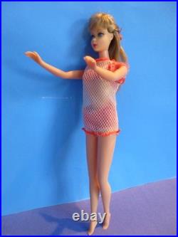 Vintage 1966 Twist N Turn Barbie Doll #1160 2 Pc Swimsuit + CoverUp + Dress