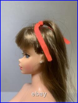 Vintage 1966 Twist'N Turn Barbie Doll Brunette WithRooted Lashes Go Go Co Co Suit