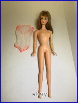Vintage 1966 Twist'N Turn Barbie Doll Brunette WithRooted Lashes Go Go Co Co Suit