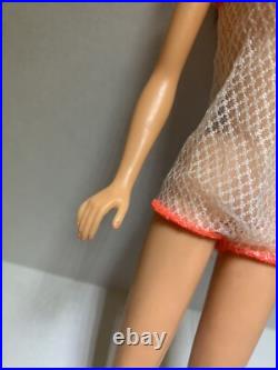 Vintage 1966 Twist'N Turn Barbie Doll Brunette WithRooted Lashes Go Go Co Co Suit