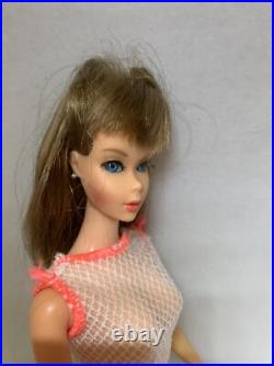 Vintage 1966 Twist'N Turn Barbie Doll Brunette WithRooted Lashes Go Go Co Co Suit