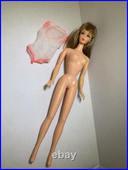 Vintage 1966 Twist'N Turn Barbie Doll Brunette WithRooted Lashes Go Go Co Co Suit