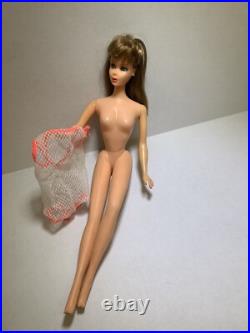 Vintage 1966 Twist'N Turn Barbie Doll Brunette WithRooted Lashes Go Go Co Co Suit