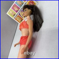 Vintage 1966 Twist N Turn Barbie Doll Swimsuit & Coverup