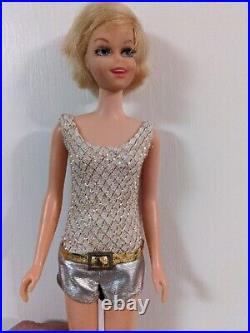 Vintage 1966 Twist and Turn Casey Doll Bendable Knees RARE Includes Vtg Outfits