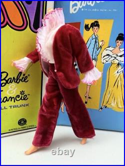 Vintage 1967 Barbie Doll Sears Exclusive Velveteens Red Jumpsuit #1818