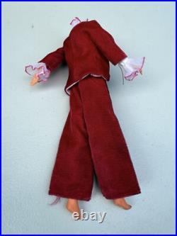 Vintage 1967 Barbie Doll Sears Exclusive Velveteens Red Jumpsuit #1818