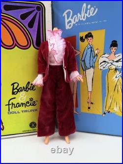 Vintage 1967 Barbie Doll Sears Exclusive Velveteens Red Jumpsuit #1818