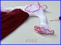 Vintage 1967 Barbie Doll Sears Exclusive Velveteens Red Jumpsuit #1818
