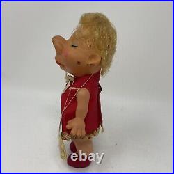 Vintage 1967 DRIPPY Runny Nose Doll With Tag RARE Japan Weird Creepy UGLY