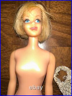 Vintage 1967 Mattel Casey Doll Blonde Original Apparel Japan
