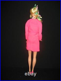 Vintage 1967 Mattel Talking Barbie Doll Blond Mute WithTeam Ups Outfit HGB-JS