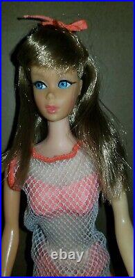 Vintage 1967 TNT Twist N Turn Barbie Doll #1160 OSS & hair ribbon MINT