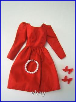 Vintage 1967 TNT Twist n' Turn Mod Barbie Doll In Tagged Red Dress