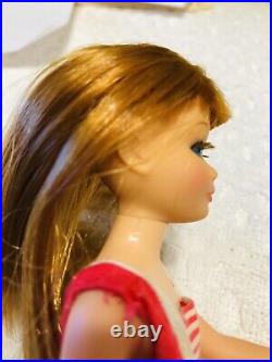 Vintage 1967 Titian JAPANESE Mattel SKIPPER Doll -BEAUTIFUL! Marked On Doll