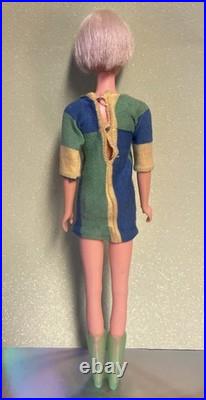 Vintage 1967 Twiggy Doll Blonde Hair With HTF Outfits